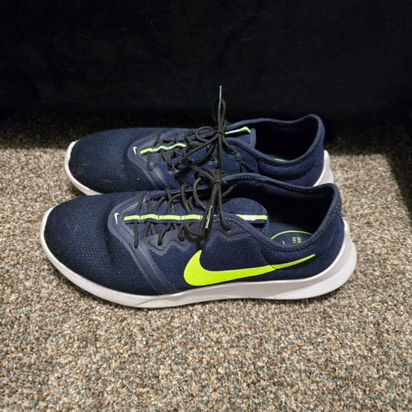 Nike VTR Running Shoes, Men's 10.5 Navy Obsidian/Volt, Excellent Condition - Picture 3 of 4
